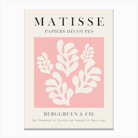 Matisse organic floral 3 Canvas Print