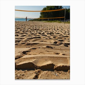 Beach Volleyball Canvas Print