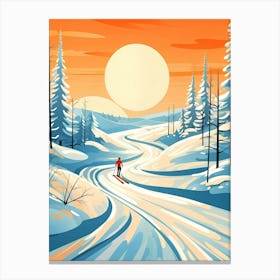 Winter Landscape Canvas Print