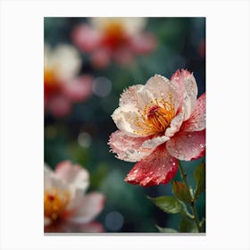 Peony Flower 1 Canvas Print