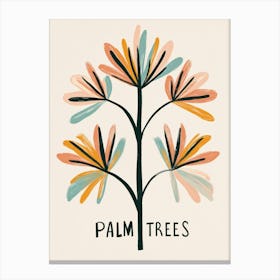 Palm Trees No 3 Canvas Print