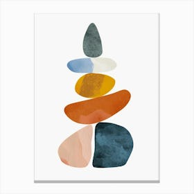 Stacks Of Stones 1 Canvas Print