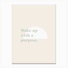 Purpose Sage Green Canvas Print