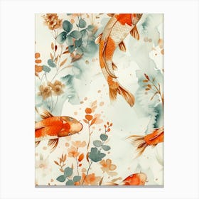 Watercolor Koi 09 Canvas Print