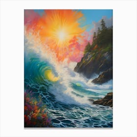 Crashing Waves Canvas Print