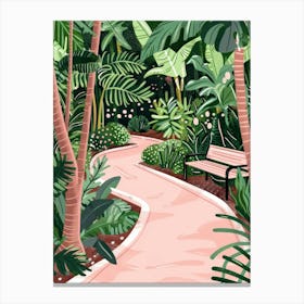 Tropical Garden 17 Canvas Print