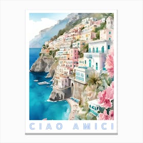 Amalfi Coast Italy Canvas Print