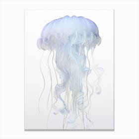 Irukandji Jellyfish Simple Watercolour 4 Canvas Print