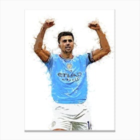 Rodri Manchester City Canvas Print