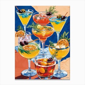 Cocktail Party Canvas Print