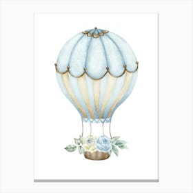 Hot Air Balloon Kids and Nursery 1 Canvas Print