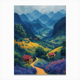 Vietnamese Countryside Canvas Print