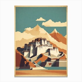 Tibetan Palace Canvas Print