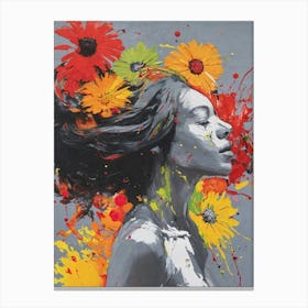 Flower Girl 2 Canvas Print