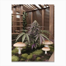 Mushroom Garden Canvas Print