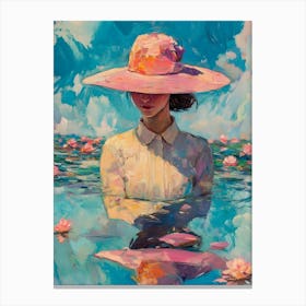 Pink Hat Canvas Print