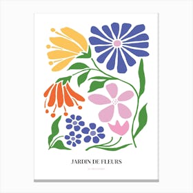 Jardin De Fleurs No 5 Canvas Print