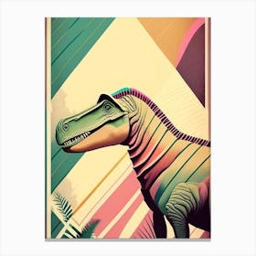 Camptosaurus Pastel Dinosaur Canvas Print