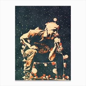 Chester Bennington live concert 3 Canvas Print