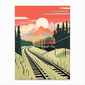 Belarus Travel Illustration Canvas Print