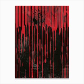 Blood Drips Canvas Print