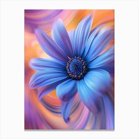 Blue Flower 5 Canvas Print