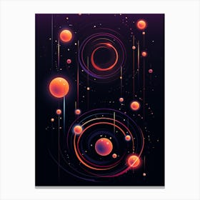 Abstract Space Background Canvas Print