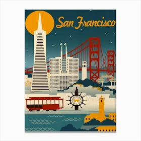 San Francisco Skyline Canvas Print