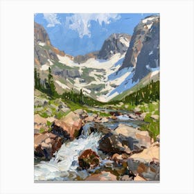 Rocky Mountain Stream Canvas Print