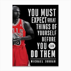 Michael Jordan Quote Funny Canvas Print
