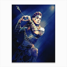 Light Of Heroes ― Aloy – Game Horizon Zero Dawn Canvas Print