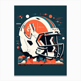 American Football Helmet 33 Canvas Print