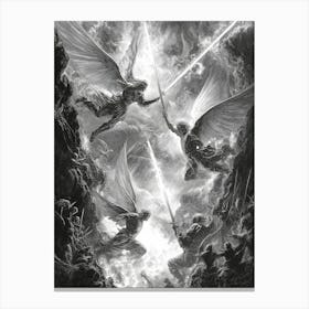 Angels Of The Night Canvas Print