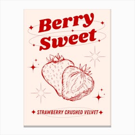 Berry Sweet Canvas Print