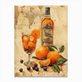 Scotch Cocktail Canvas Print