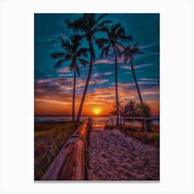 Beach Access Canvas Print