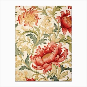 Floral Wallpaper 144 Canvas Print