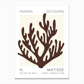 Henri Matisse Coral Reef 6 Canvas Print