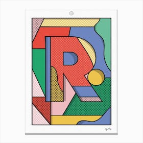 The Letter R Canvas Print