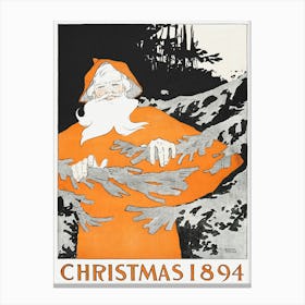Vintage Christmas (1894), Edward Penfield Canvas Print