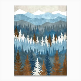 Smoky Mountains Canvas Print Canvas Print