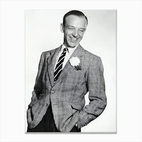 Fred Astaire Wearing Carnation Canvas Print