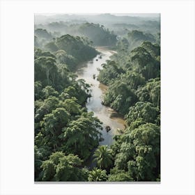 Rainforest River Canvas Print