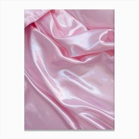 Pink Satin Canvas Print