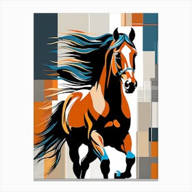 Modern Horse Art, 104 Canvas Print