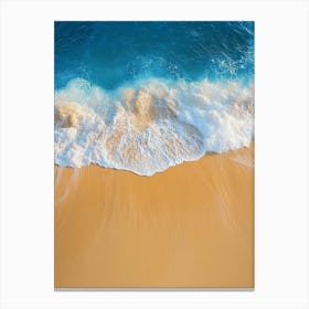 Beach Sand And Waves 2 Canvas Print