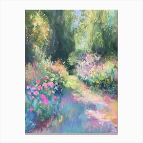  Floral Garden English Oasis 3 Canvas Print