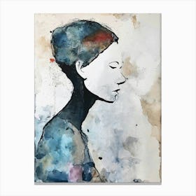 Portrait Of A Woman 4 Canvas Print