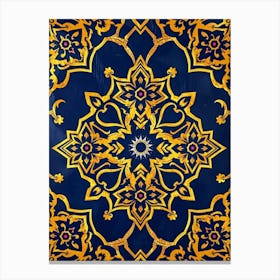 Flux Schnell Bold Acrylic Painting Intricate Islamic Geometric 2 1 Toile