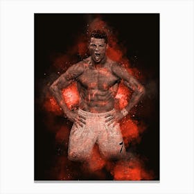 Cristiano Ronaldo 6 Packs Canvas Print